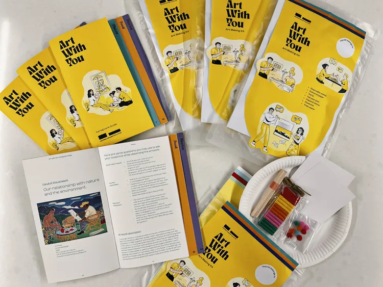 Caregiver's Guide and Art Kit for the Art With You programme at National Gallery Singapore
