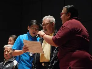 Participants engaging with music during the Sing Out Loud programme at Esplanade
